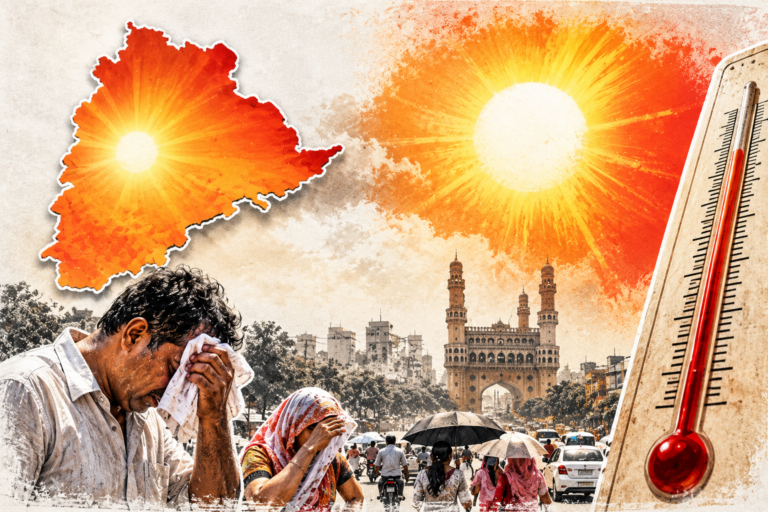 తెలంగాణలో పెరుగుతున్న ఉష్ణోగ్రతలు
