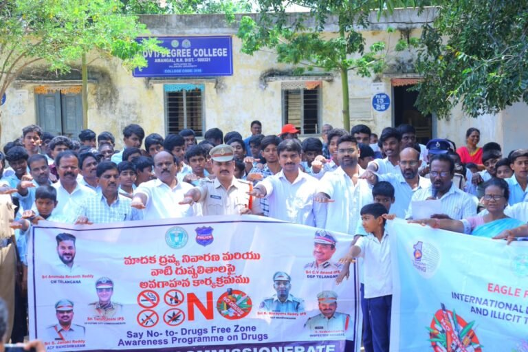 నషా ముక్త్ యువ – వికసిత్ భారత్ సంకల్ప్ అభియాన్ కార్యక్రమంలో భాగంగా విద్యార్థులకు అవగాహన